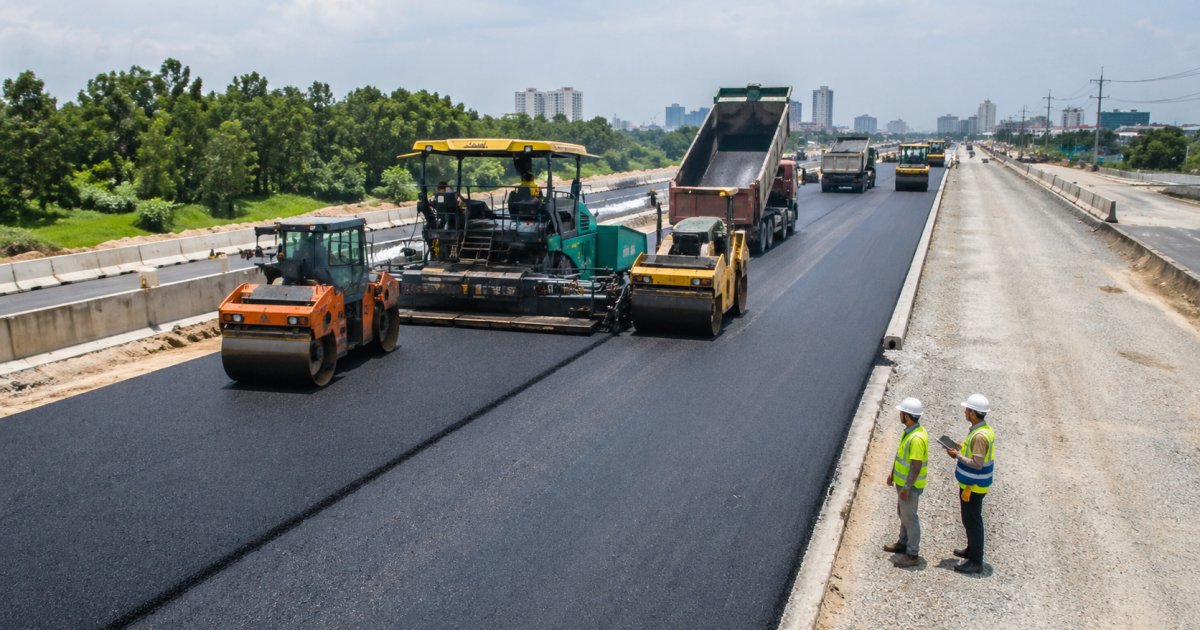 Thi công cầu vượt góp phần hoàn thiện hệ thống giao thông đô thị