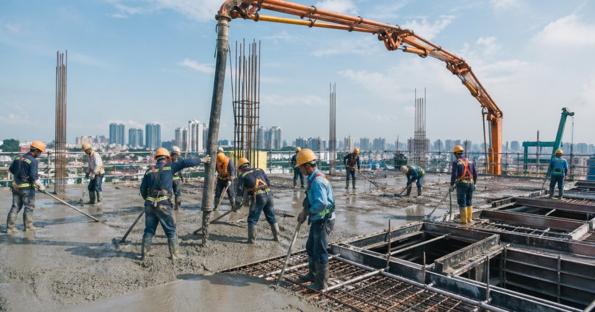 Lắp dựng kết cấu thép cho công trình nhà xưởng công nghiệp